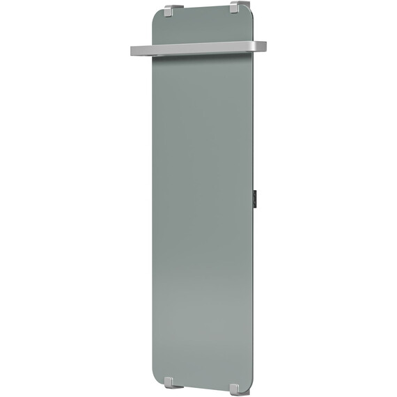 Полотенцесушитель электрический Allen Brau Infinity П1 290x1200 мм (с рейлингом 2.0) 325645, серебро - фото 