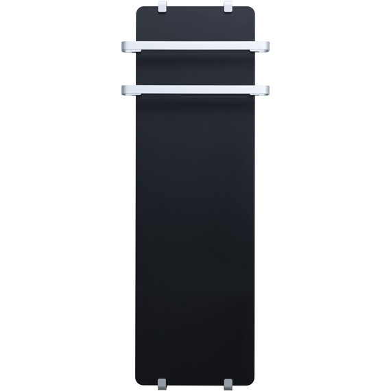 Полотенцесушитель электрический Allen Brau Infinity П2 290x1200 мм (с рейлингом 2.0) 325624, чёрный - фото 2