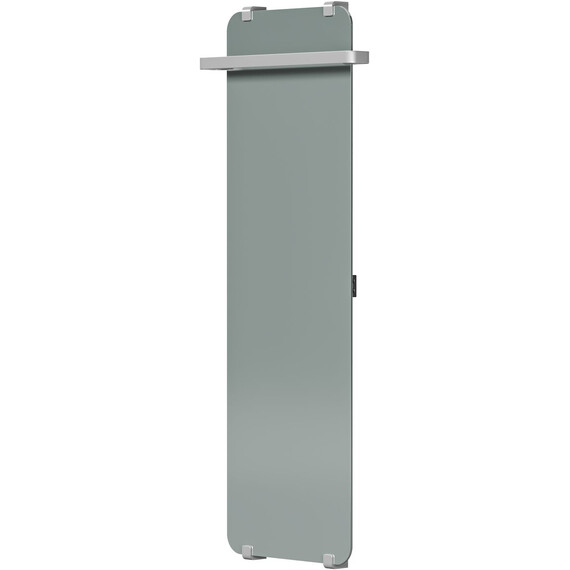 Полотенцесушитель электрический Allen Brau Infinity П1 290x1400 мм (с рейлингом 2.0) 325646, серебро - фото 