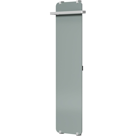 Полотенцесушитель электрический Allen Brau Infinity П1 290x1600 мм (с рейлингом 2.0) 325647, серебро - фото 