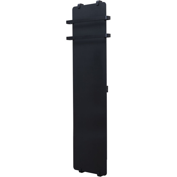Полотенцесушитель электрический Allen Brau Infinity П2 290x1800 мм (с рейлингом 2.0) 325641, чёрный - фото 