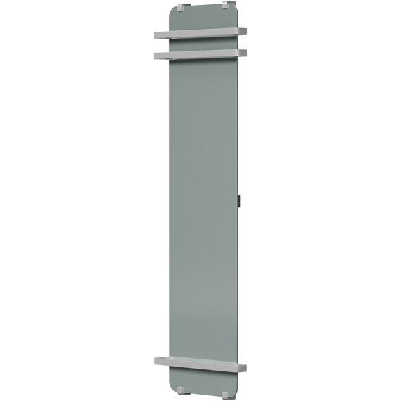 Полотенцесушитель электрический Allen Brau Infinity П3 290x1800 мм (с рейлингом 2.0) 325648, серебро - фото 