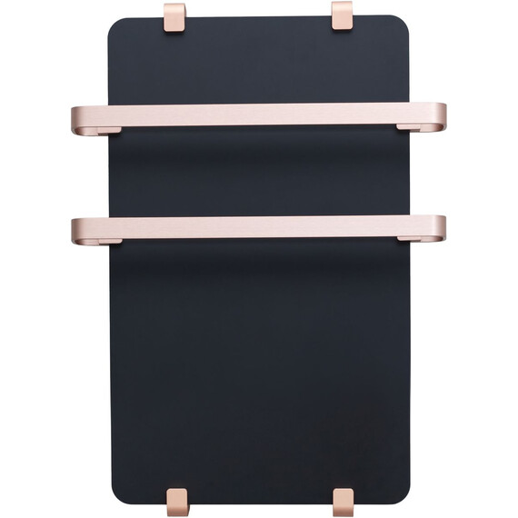 Полотенцесушитель электрический Allen Brau Infinity П2 290x600 мм (с рейлингом 2.0) 325628, чёрный - фото 2