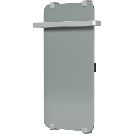 Полотенцесушитель электрический Allen Brau Infinity П1 290x800 мм (с рейлингом 2.0) 325643, серебро - фото 