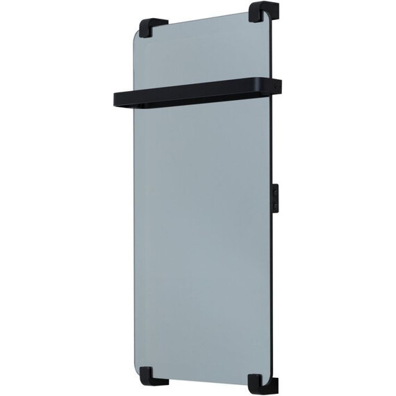 Полотенцесушитель электрический Allen Brau Infinity П1 290x800 мм (с рейлингом) 305018, чёрный - фото 