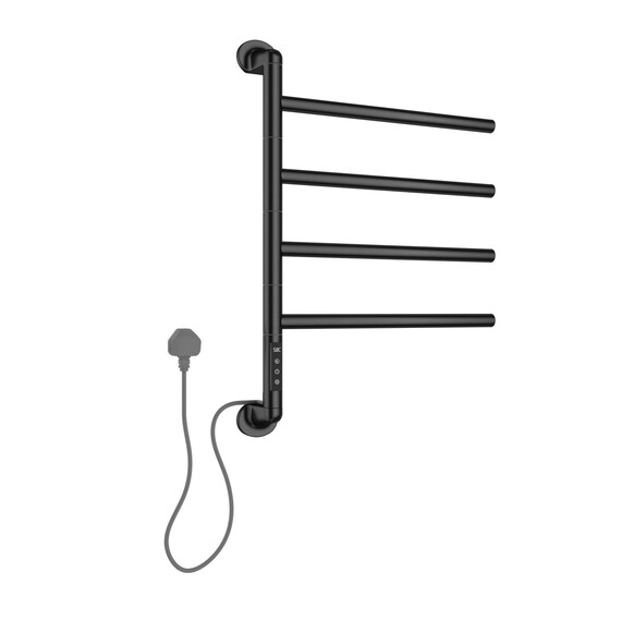 Полотенцесушитель электрический Allen Brau Liberty П4 489x683 мм 7.33000-GM, оружейная сталь - фото 