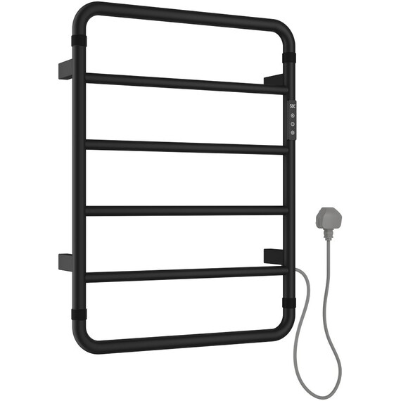 Полотенцесушитель электрический Allen Brau Priority П6 450x640 мм 7.31000-31, чёрный - фото 