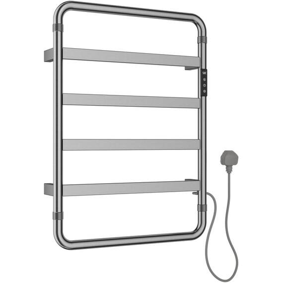 Полотенцесушитель электрический Allen Brau Priority П6 450x658 мм 7.31001-BN, никель - фото 