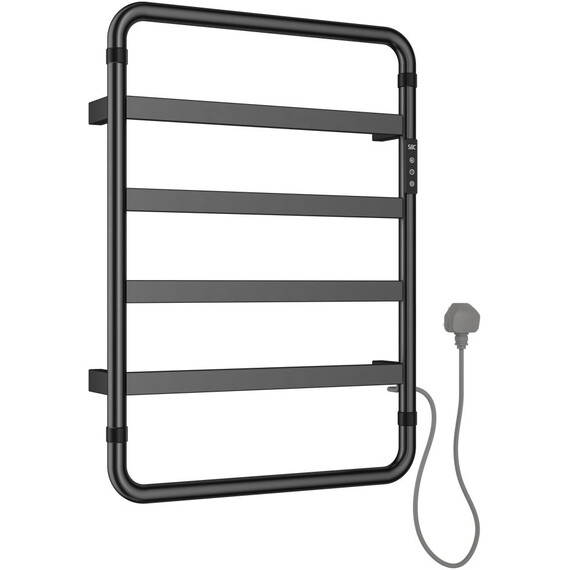 Полотенцесушитель электрический Allen Brau Priority П6 450x658 мм 7.31001-GM, оружейная сталь - фото 