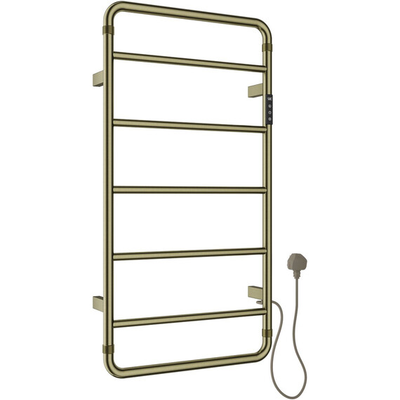 Полотенцесушитель электрический Allen Brau Priority П7 450x904 мм 7.31002-GB, золото матовое - фото 