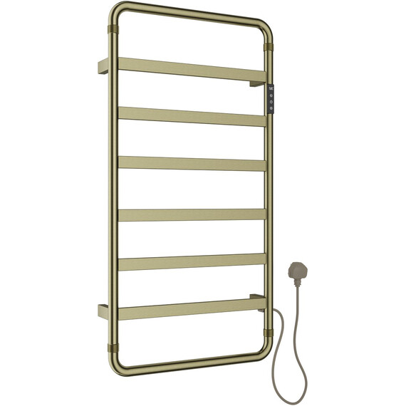 Полотенцесушитель электрический Allen Brau Priority П8 450x920 мм 7.31003-GB, золото матовое - фото 
