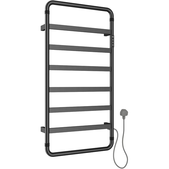 Полотенцесушитель электрический Allen Brau Priority П8 450x920 мм 7.31003-GM, оружейная сталь - фото 