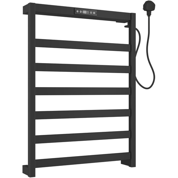 Полотенцесушитель электрический Allen Brau Reality П7 450x642 мм 7.32000-31, чёрный - фото 