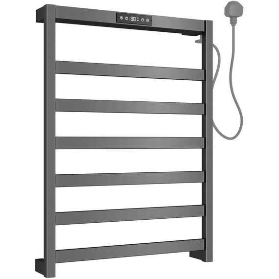 Полотенцесушитель электрический Allen Brau Reality П7 450x642 мм 7.32000-GM, оружейная сталь - фото 