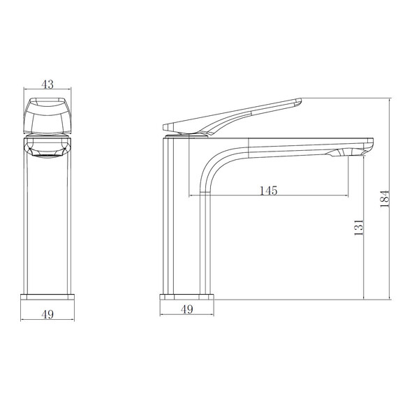 Смеситель для раковины Vincea Puro VBF-5P01CH - фото 4