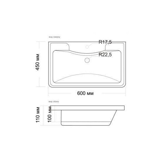 Тумба напольная с раковиной Grossman Адель 60 см 106007 - фото 6