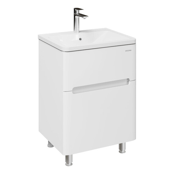 Тумба напольная с раковиной Grossman АДЕЛЬ-НОРМА 60 см 106039 - фото 