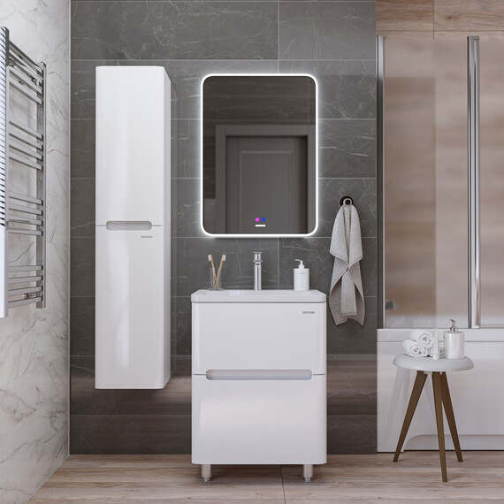 Тумба напольная с раковиной Grossman АДЕЛЬ-НОРМА 60 см 106039 - фото 5