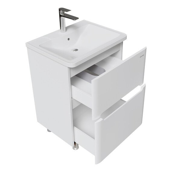 Тумба напольная с раковиной Grossman АДЕЛЬ-НОРМА 60 см 106039 - фото 3