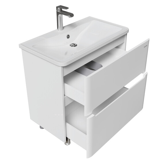 Тумба напольная с раковиной Grossman АДЕЛЬ-НОРМА 80 см 108023 - фото 3