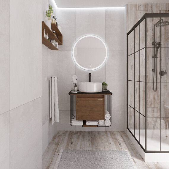 Зеркало Grossman Sento 70 см 97070 - фото 4