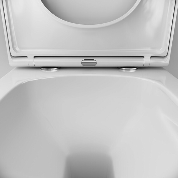 Унитаз подвесной безободковый AM.PM X-Joy C851900SC с крышкой микролифт (Система смыва торнадо) - фото 7