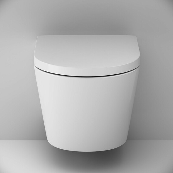 Унитаз подвесной безободковый AM.PM X-Joy C851900SC с крышкой микролифт (Система смыва торнадо) - фото 2