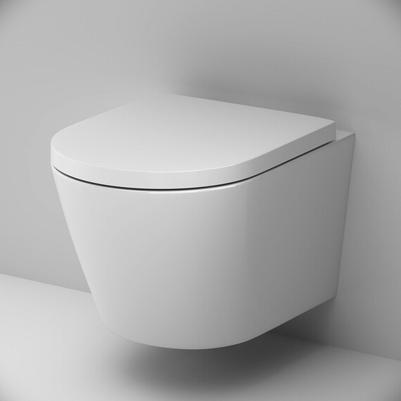 Унитаз подвесной безободковый AM.PM X-Joy C851900SC с крышкой микролифт (Система смыва торнадо) - фото 3