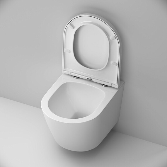 Унитаз подвесной безободковый AM.PM X-Joy C851900SC с крышкой микролифт (Система смыва торнадо) - фото 6