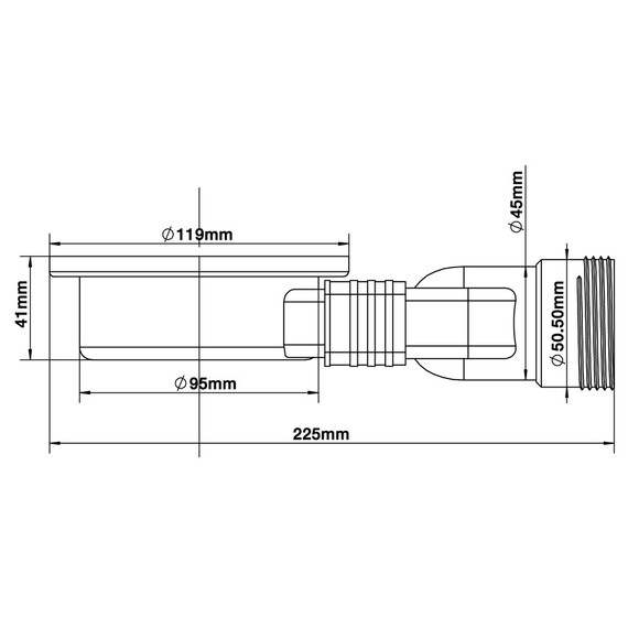 Сифон для для каменного душевого поддона Grossman GR-S91 - фото 3