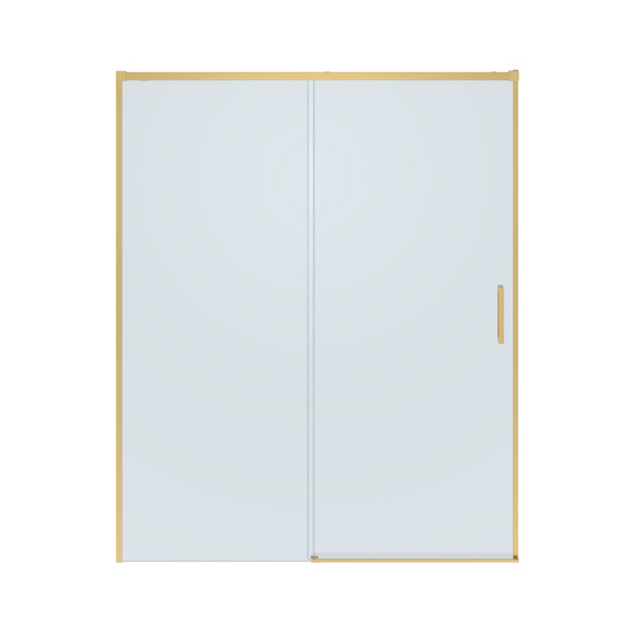 Душевая дверь Cezares 150 см PLANE-BF-1-150-C-BORO, брашированное золото/прозрачное - фото 4