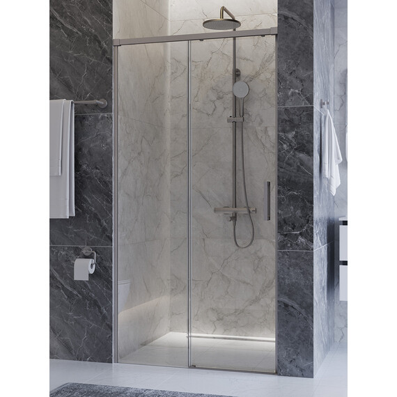 Душевая дверь Cezares 100 см PLANE-BF-1-100-C-IN, сатин/прозрачное - фото 3