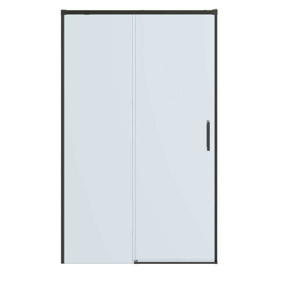 Душевая дверь Cezares 110 см PLANE-BF-1-110-C-GM, оружейная сталь/прозрачное - фото 4