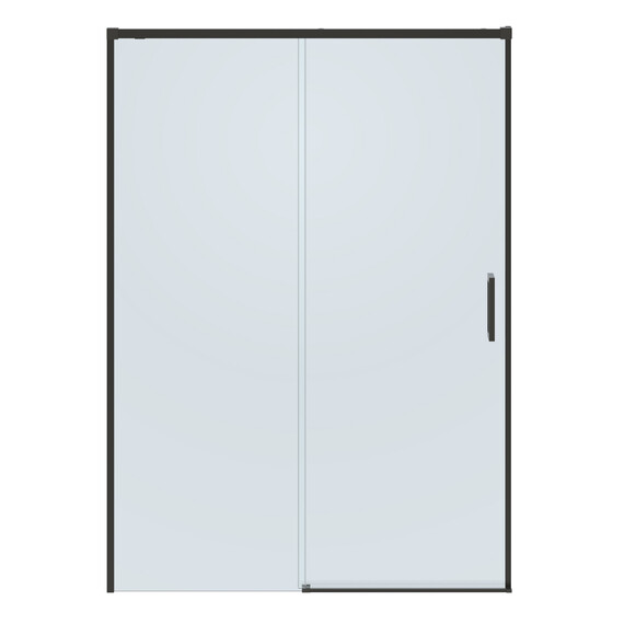 Душевая дверь Cezares 140 см PLANE-BF-1-140-C-GM, оружейная сталь/прозрачное - фото 4