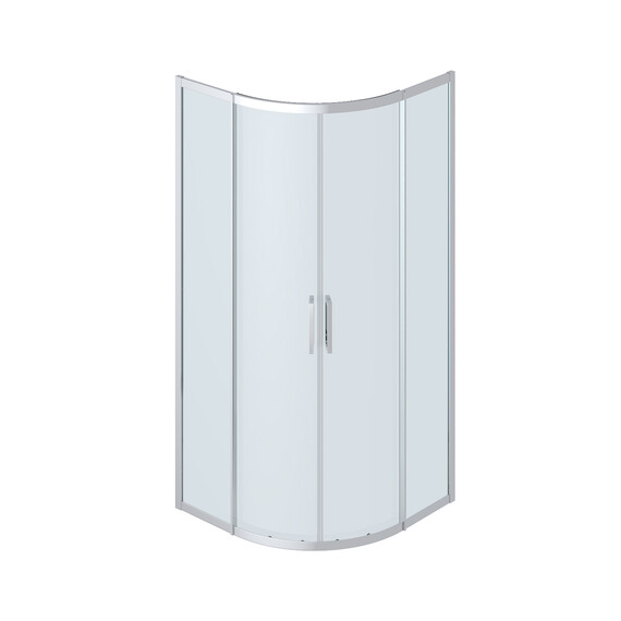 Душевое ограждение Cezares 90x90 см PLANE-R-2-90-C-CR, хром/прозрачное - фото 4