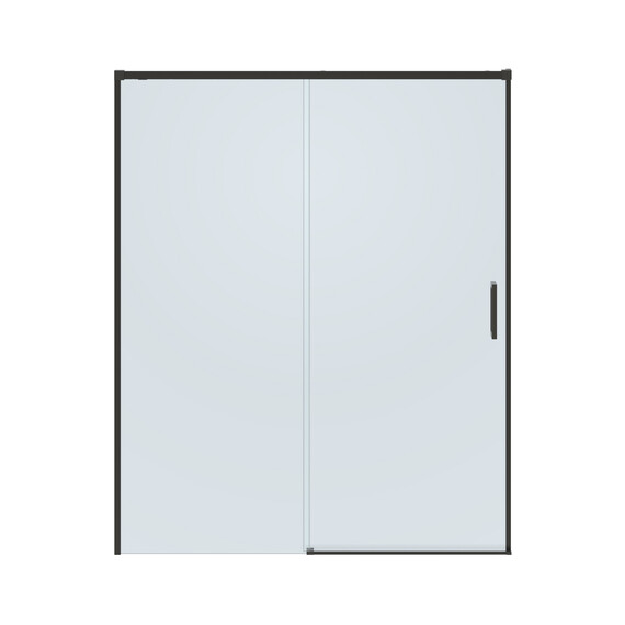 Душевая дверь Cezares 160 см PLANE-BF-1-160-C-GM, оружейная сталь/прозрачное - фото 4