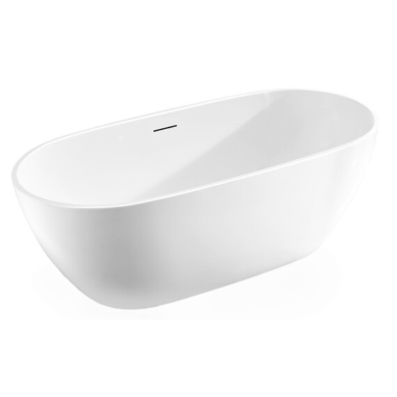Ванна отдельностоящая Vincea 180x81 см VBT-408-1800MW, белый матовый - фото 