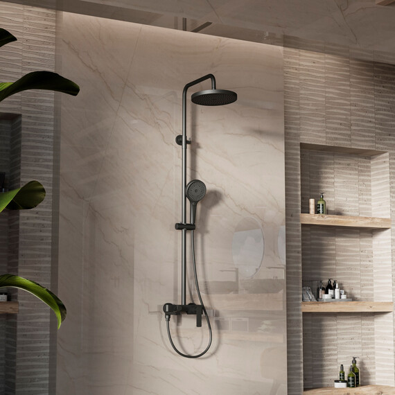 Душевая стойка Vincea VSFS-413MB, чёрный - фото 3