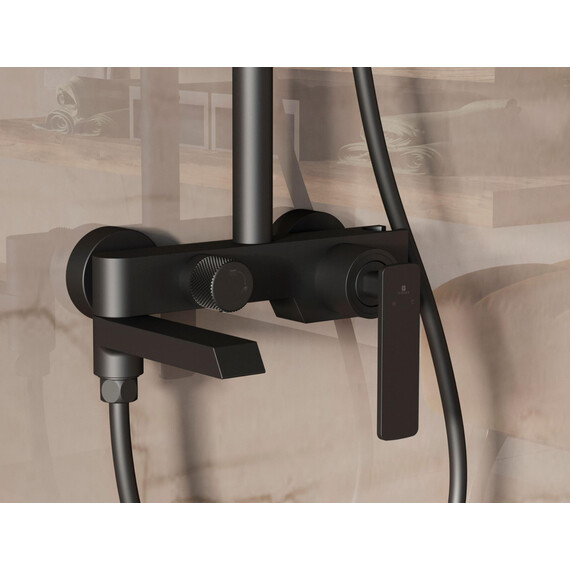 Душевая стойка Vincea VSFS-413MB, чёрный - фото 2