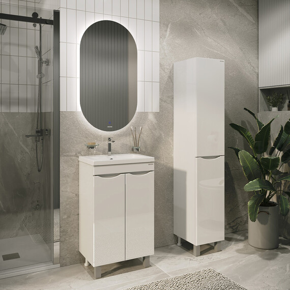 Тумба напольная с раковиной Grossman Виста 50 см 105063 - фото 6