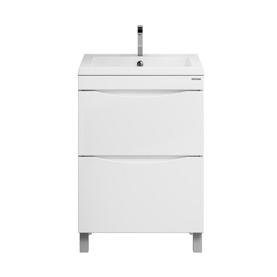 Тумба напольная с раковиной Grossman Виста 58 см 105864 - фото 3