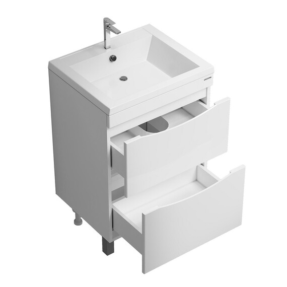 Тумба напольная с раковиной Grossman Виста 58 см 105864 - фото 4