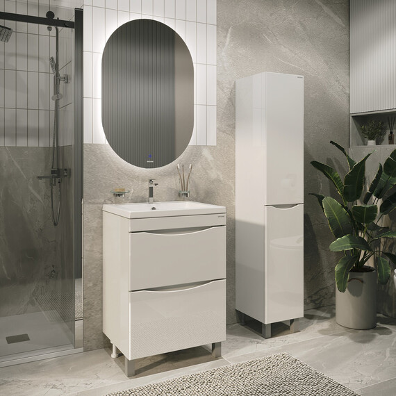 Тумба напольная с раковиной Grossman Виста 58 см 105864 - фото 5