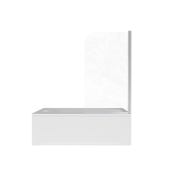 Шторка для ванны Aquatek 80 см AQ.BSRC.080.1CH, хром/прозрачное - фото 3