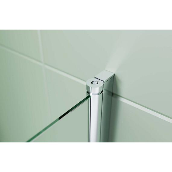 Шторка для ванны Aquatek 80 см AQ.BSRC.080.1CH, хром/прозрачное - фото 2