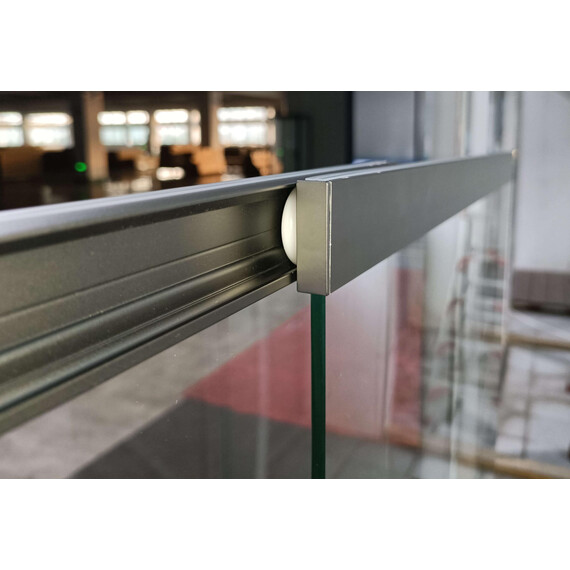 Шторка для ванны Aquatek 100 см AQ.BSS.100.1CH, хром/прозрачное - фото 4