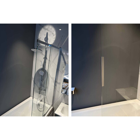 Шторка для ванны Aquatek 100 см AQ.BSS.100.1CH, хром/прозрачное - фото 8