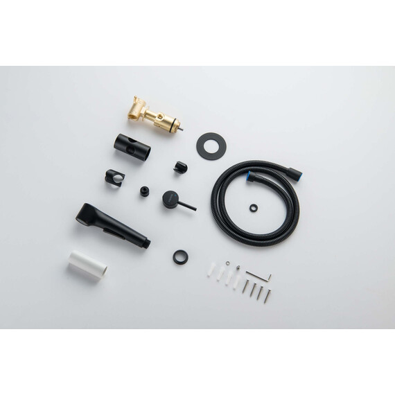 Набор для гигиенического душа Aquatek Европа AQ1020MB (со скрытой частью) чёрный матовый - фото 8