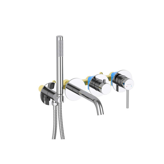 Смеситель для ванны Aquatek Европа AQ1344CR (со скрытой частью) - фото 2