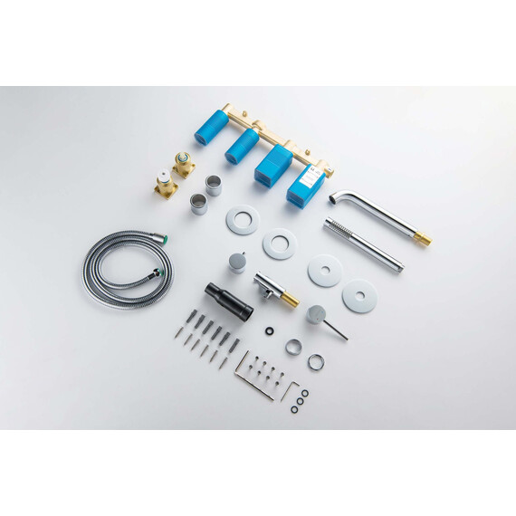 Смеситель для ванны Aquatek Европа AQ1344CR (со скрытой частью) - фото 8